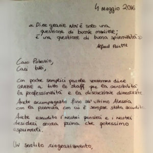 Rigraziamento da parte delle famiglie dei defunti a Onoranze Funebri Obelisco Corioli